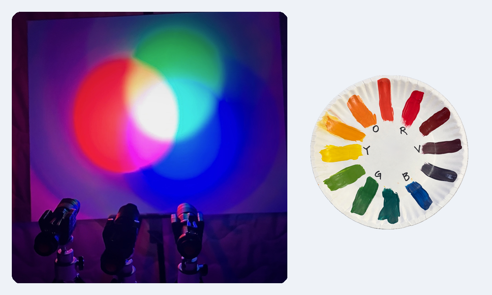 Explore light and paint mixing preview
